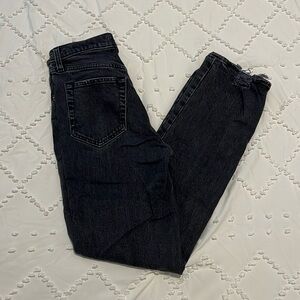 Abercrombie Black 90s Straight Ultra High Rise Jeans, Size 26/2